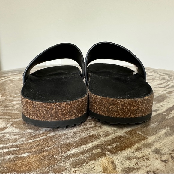 NEW | Saint Laurent Jimmy Studded leather slides - Picture 7 of 10